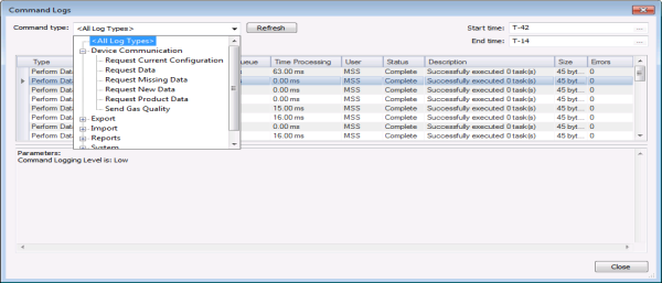 Command Logs